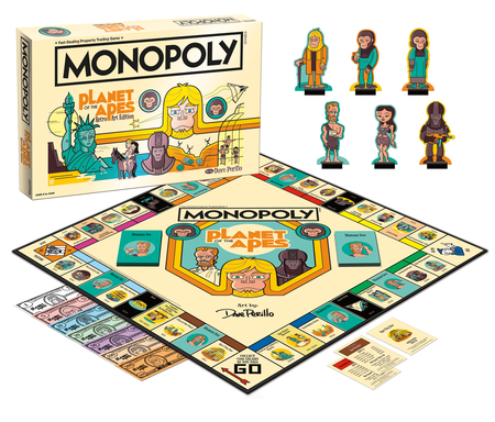 Monopoly Planet of the Apes Edition Board Game USAopoly Monopoly Planet of the Apes Edition Board Game USAopoly