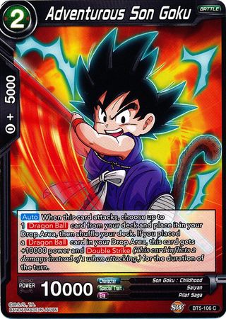 Adventurous Son Goku BT5 106 Common Adventurous Son Goku BT5 106 Common