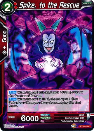 Spike to the Rescue BT5 020 Common Miraculous Revival Non Foil Singles Spike to the Rescue BT5 020 Common Miraculous Revival Non Foil Singles