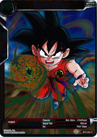 Son Goku BT5 004 Common Foil Miraculous Revival Foil Singles Son Goku BT5 004 Common Foil Miraculous Revival Foil Singles