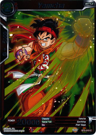 Yamcha BT5 010 Common Foil Miraculous Revival Foil Singles Yamcha BT5 010 Common Foil Miraculous Revival Foil Singles
