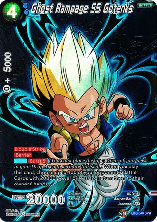 Ghost Rampage SS Gotenks BT5 040 Special Rare SPR Ghost Rampage SS Gotenks BT5 040 Special Rare SPR