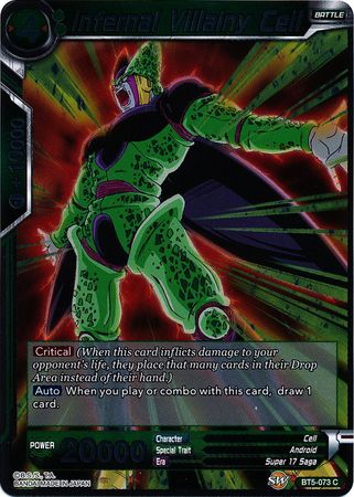Infernal Villainy Cell BT5 073 Common Foil Miraculous Revival Foil Singles Infernal Villainy Cell BT5 073 Common Foil Miraculous Revival Foil Singles