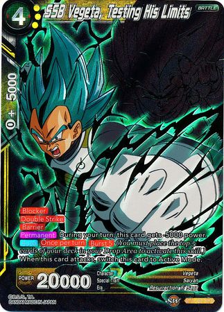 SSB Vegeta Testing His Limits BT5 083 Special Rare SPR Miraculous Revival Foil Singles SSB Vegeta Testing His Limits BT5 083 Special Rare SPR Miraculous Revival Foil Singles
