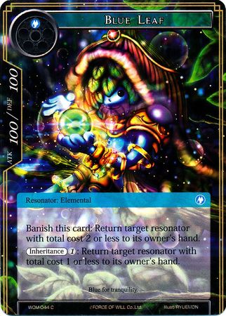 Blue Leaf WOM 044 Common Force of Will Winds of the Ominous Moon Singles Blue Leaf WOM 044 Common Force of Will Winds of the Ominous Moon Singles
