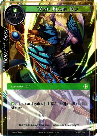 Wind Blade Elf WOM 084 Common Force of Will Winds of the Ominous Moon Singles Wind Blade Elf WOM 084 Common Force of Will Winds of the Ominous Moon Singles