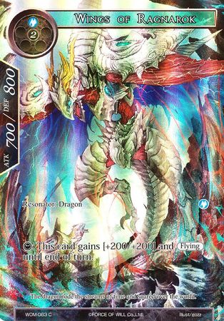Wings of Ragnarok WOM 063 Common Full Art Force of Will Winds of the Ominous Moon Singles Wings of Ragnarok WOM 063 Common Full Art Force of Will Winds of the Ominous Moon Singles