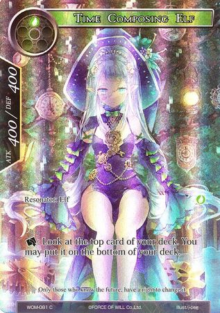 Time Composing Elf WOM 081 Common Full Art Force of Will Winds of the Ominous Moon Singles Time Composing Elf WOM 081 Common Full Art Force of Will Winds of the Ominous Moon Singles