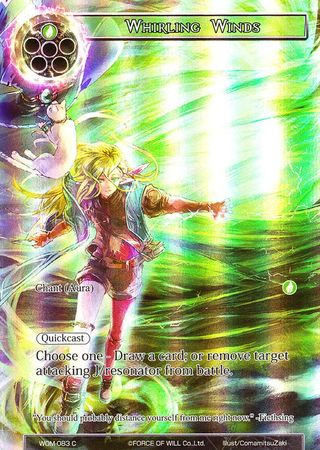 Whirling Winds WOM 083 Common Full Art Whirling Winds WOM 083 Common Full Art