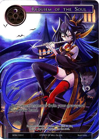 Requiem of the Soul WOM 103 Common Full Art Requiem of the Soul WOM 103 Common Full Art