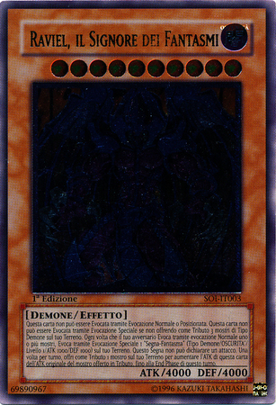 Raviel Il Signore Dei Fantasmi SOI IT003 Ultimate Rare 1st Edition Italian Yugioh Cards Raviel Il Signore Dei Fantasmi SOI IT003 Ultimate Rare 1st Edition Italian Yugioh Cards