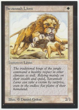 Savannah Lions Poor Collector s Edition Domestic 20661 Collectors Edition Domestic Singles Savannah Lions Poor Collector s Edition Domestic 20661 Collectors Edition Domestic Singles