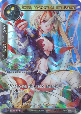 Skuld Valkyrie of the Future V1 Buy A Box Full Art Foil Promo Skuld Valkyrie of the Future V1 Buy A Box Full Art Foil Promo
