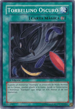 Torbellino Oscura RGBT SP051 Common 1st Edition Spanish Yugioh Cards Torbellino Oscura RGBT SP051 Common 1st Edition Spanish Yugioh Cards