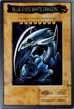 数量限定セール 遊戯王 バンダイ BULE EYES DRAGON 英語 PSA8 WHITE