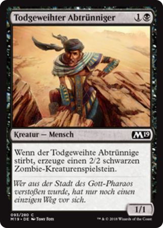 Todgeweihter Abtrunniger Doomed Dissenter 093 280 German Magic 2019 German Singles Todgeweihter Abtrunniger Doomed Dissenter 093 280 German Magic 2019 German Singles