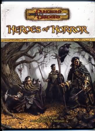 Heroes of Horror hardcover supplement d20 D D 3 5 WOC885227200 Dungeons Dragons 3 0 3 5 Edition Heroes of Horror hardcover supplement d20 D D 3 5 WOC885227200 Dungeons Dragons 3 0 3 5 Edition