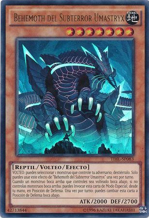 Behemoth del Subterror Umastryx TDIL SP083 Ultra Rare Unlimited Spanish Yugioh Cards Behemoth del Subterror Umastryx TDIL SP083 Ultra Rare Unlimited Spanish Yugioh Cards