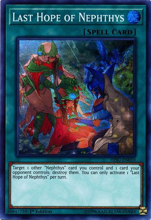Last Hope of Nephthys HISU EN010 Super Rare 1st Edition Hidden Summoners Singles Last Hope of Nephthys HISU EN010 Super Rare 1st Edition Hidden Summoners Singles