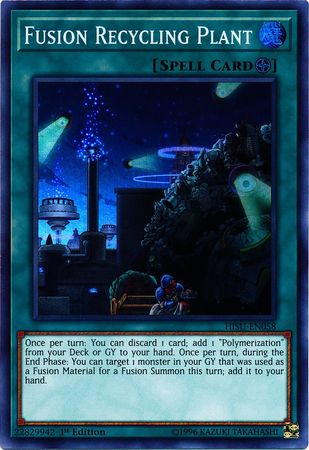 Yugioh Card MP17-EN173 Fusion Recycling Plant Rare 1st Edition 