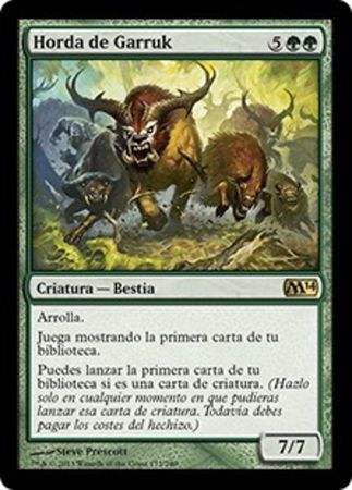 Horda de Garruk Garruk s Horde 173 249 Magic 2014 Spanish Singles Horda de Garruk Garruk s Horde 173 249 Magic 2014 Spanish Singles