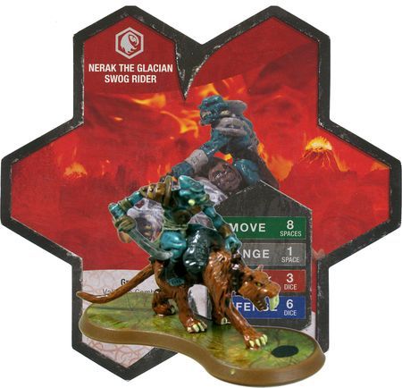 Nerak the Glacian Swog Rider figure Heroscape Nerak the Glacian Swog Rider figure Heroscape