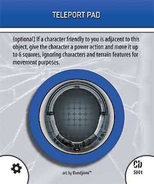 S001 Teleport Pad Object Token Collateral Damage DC Heroclix S001 Teleport Pad Object Token Collateral Damage DC Heroclix