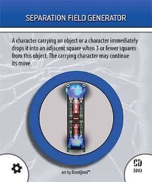 S003 Separation Field Generator Object Token Collateral Damage DC Heroclix S003 Separation Field Generator Object Token Collateral Damage DC Heroclix