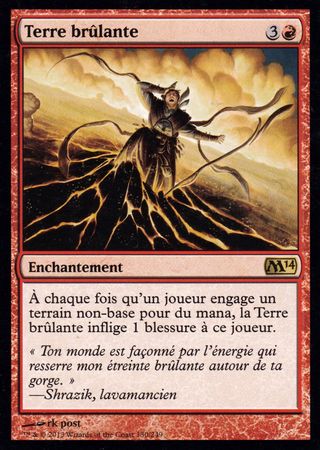 Terre brulante Burning Earth 130 249 Magic 2014 French Singles Terre brulante Burning Earth 130 249 Magic 2014 French Singles
