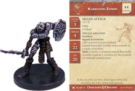 Karrnathi Zombie 34 War Drums D D Miniatures War Drums D D Karrnathi Zombie 34 War Drums D D Miniatures War Drums D D