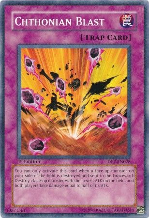 Chthonian Blast DP2 EN028 Common 1st Edition Duelist Pack Chazz Princeton 1st Edition Singles Chthonian Blast DP2 EN028 Common 1st Edition Duelist Pack Chazz Princeton 1st Edition Singles