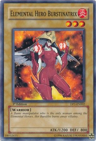 Elemental Hero Burstinatrix DP1 EN002 Common 1st Edition Duelist Pack Jaden Yuki 1 1st Edition Singles Elemental Hero Burstinatrix DP1 EN002 Common 1st Edition Duelist Pack Jaden Yuki 1 1st Edition Singles