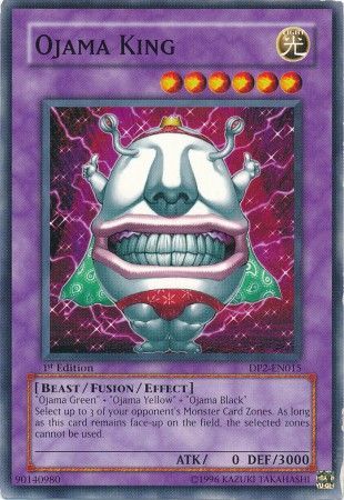 Ojama King DP2 EN015 Common 1st Edition Duelist Pack Chazz Princeton 1st Edition Singles Ojama King DP2 EN015 Common 1st Edition Duelist Pack Chazz Princeton 1st Edition Singles