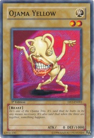 Ojama Yellow DP2 EN003 Common 1st Edition Duelist Pack Chazz Princeton 1st Edition Singles Ojama Yellow DP2 EN003 Common 1st Edition Duelist Pack Chazz Princeton 1st Edition Singles