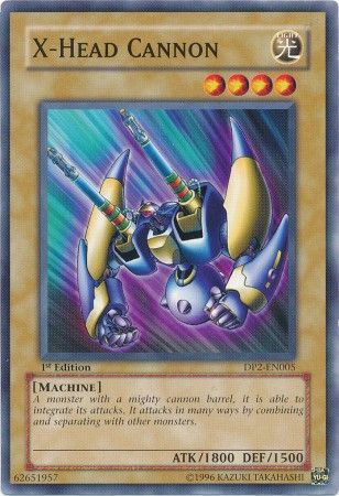 X Head Cannon DP2 EN005 Common 1st Edition Duelist Pack Chazz Princeton 1st Edition Singles X Head Cannon DP2 EN005 Common 1st Edition Duelist Pack Chazz Princeton 1st Edition Singles