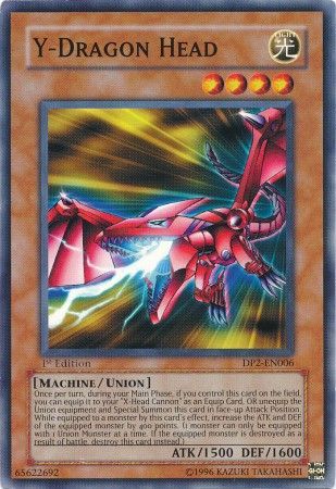Y Dragon Head DP2 EN006 Common 1st Edition Duelist Pack Chazz Princeton 1st Edition Singles Y Dragon Head DP2 EN006 Common 1st Edition Duelist Pack Chazz Princeton 1st Edition Singles