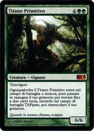 Titano Primitivo Primeval Titan 188 249 Magic 2012 Italian Singles Titano Primitivo Primeval Titan 188 249 Magic 2012 Italian Singles
