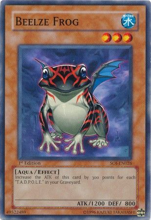 Beelze Frog SOI EN026 Common 1st Edition Shadow of Infinity SOI 1st Edition Singles Beelze Frog SOI EN026 Common 1st Edition Shadow of Infinity SOI 1st Edition Singles