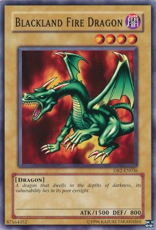 Blackland Fire Dragon DB2 EN036 Common Dark Beginning 2 DB2 Blackland Fire Dragon DB2 EN036 Common Dark Beginning 2 DB2