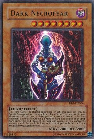 Dark Necrofear DB2 EN004 Ultra Rare Dark Beginning 2 DB2 Dark Necrofear DB2 EN004 Ultra Rare Dark Beginning 2 DB2