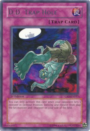 D D Trap Hole CRV EN057 Rare 1st Edition Cybernetic Revolution CRV 1st Edition Singles D D Trap Hole CRV EN057 Rare 1st Edition Cybernetic Revolution CRV 1st Edition Singles