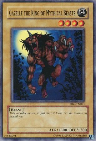Gazelle the King of Mythical Beasts DB2 EN071 Common Dark Beginning 2 DB2 Gazelle the King of Mythical Beasts DB2 EN071 Common Dark Beginning 2 DB2