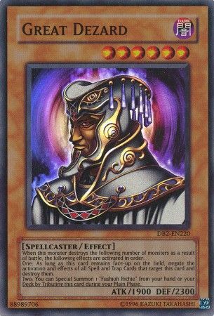 Great Dezard DB2 EN220 Super Rare Dark Beginning 2 DB2 Great Dezard DB2 EN220 Super Rare Dark Beginning 2 DB2