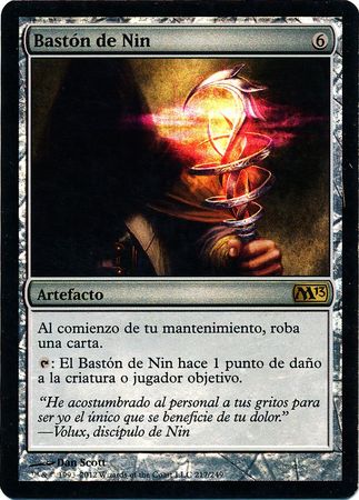 Baston de Nin Staff of Nin 217 249 Foil Magic 2013 Spanish Singles Baston de Nin Staff of Nin 217 249 Foil Magic 2013 Spanish Singles