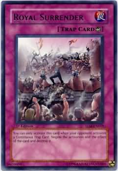 Royal Surrender TLM EN059 Rare 1st Edition Royal Surrender TLM EN059 Rare 1st Edition