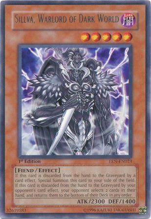 Sillva Warlord of Dark World EEN EN023 Rare 1st Edition Sillva Warlord of Dark World EEN EN023 Rare 1st Edition