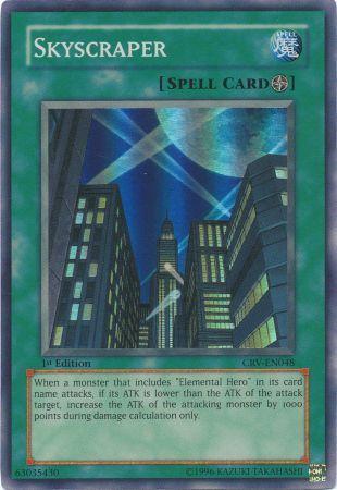 Skyscraper CRV EN048 Super Rare 1st Edition Cybernetic Revolution CRV 1st Edition Singles Skyscraper CRV EN048 Super Rare 1st Edition Cybernetic Revolution CRV 1st Edition Singles