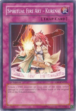 Spiritual Fire Art Kurenai CRV EN052 Common 1st Edition Cybernetic Revolution CRV 1st Edition Singles Spiritual Fire Art Kurenai CRV EN052 Common 1st Edition Cybernetic Revolution CRV 1st Edition Singles