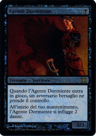 Agente Dormiente Sleeper Agent 178 383 Foil Tenth Edition Italian Singles Agente Dormiente Sleeper Agent 178 383 Foil Tenth Edition Italian Singles