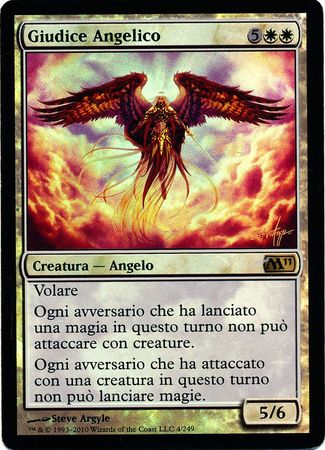 Giudice Angelico Angelic Arbiter 4 249 Foil Magic 2011 Italian Singles Giudice Angelico Angelic Arbiter 4 249 Foil Magic 2011 Italian Singles